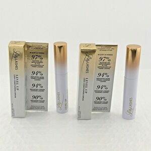Lilly Lashes Level Up Eyelash Lash Conditioning Serum Travel LOT OF 2 NEW NIB